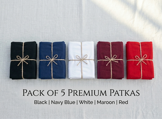 Pack of 5 Premium Patkas (Patka)