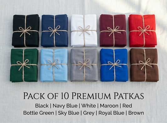 Pack of 10 Premium Patkas (Patka)
